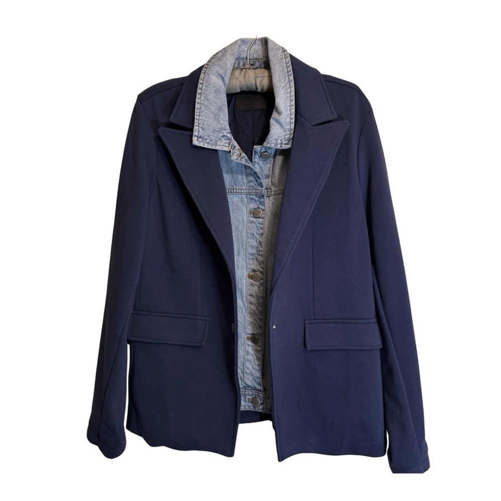 Blue Revival Blazer w/Removable Denim Insert!  Flawless!  New!